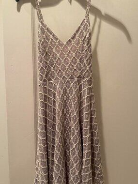 Kimchi Blue Women's Grey and Purple Dress